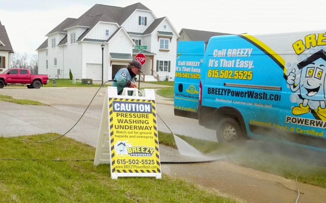 Experience Premium Pressure Washing Services in Spring Hill, TN with BREEZY PowerWash INC